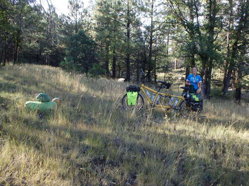 GDMBR: We have found a place to camp that actually has water.